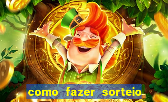 como fazer sorteio de cores online